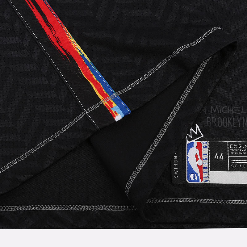 мужская черная майка Nike NBA Swingman Brooklyn Nets City Edition CN1713-010 - цена, описание, фото 4